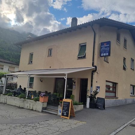 Ristorante Pizzeria Al Posta, Con Alogio Hotel Malvaglia Екстериор снимка